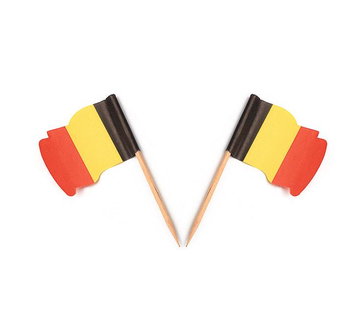 Fahnenpicker Belgien wehend (FSC®)