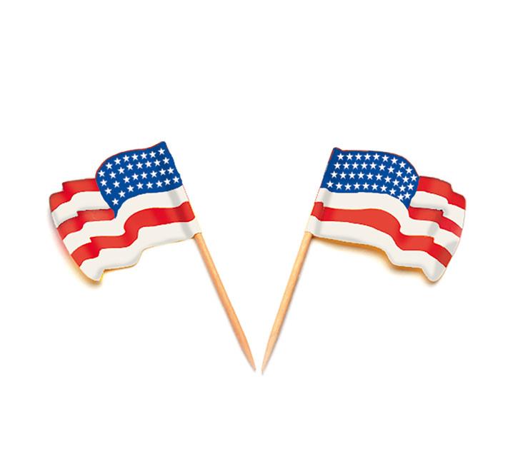 Fahnenpicker USA wehend